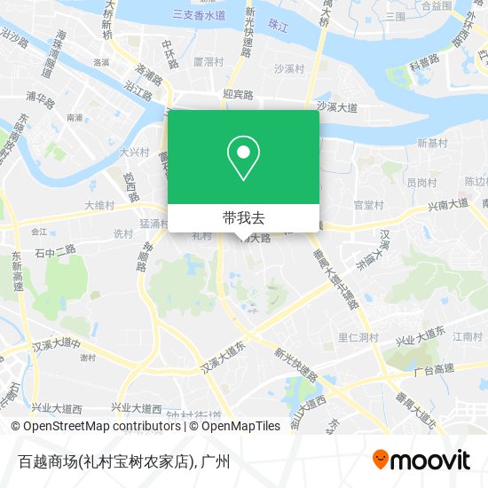 百越商场(礼村宝树农家店)地图