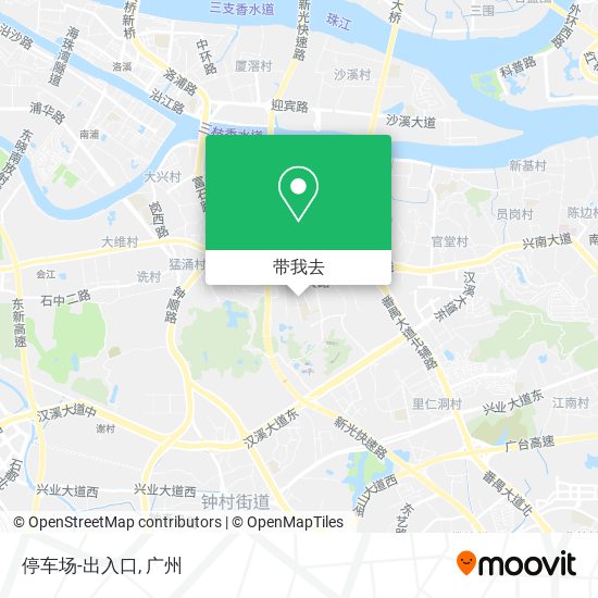 停车场-出入口地图