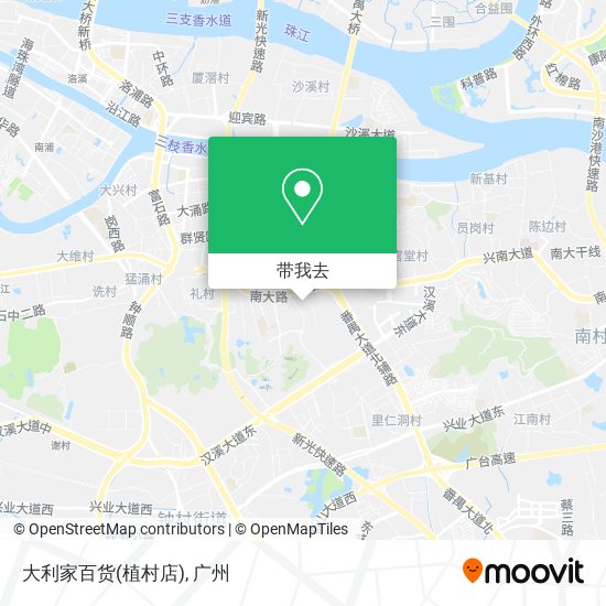 大利家百货(植村店)地图