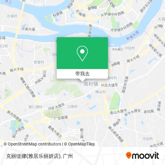克丽缇娜(雅居乐丽妍店)地图