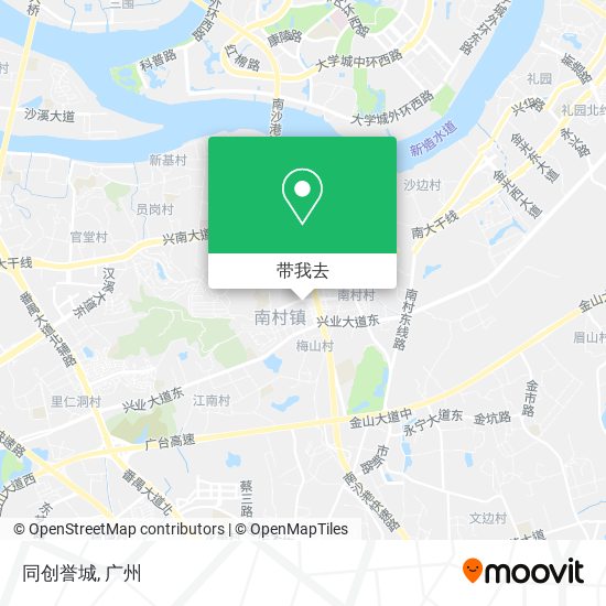 同创誉城地图