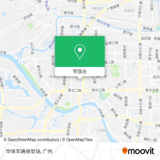 华保车辆保管场地图