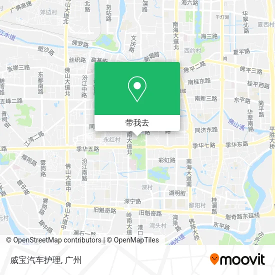 威宝汽车护理地图