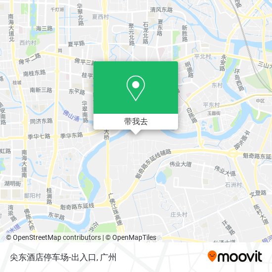 尖东酒店停车场-出入口地图