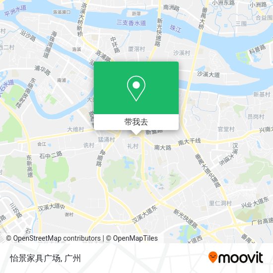 怡景家具广场地图