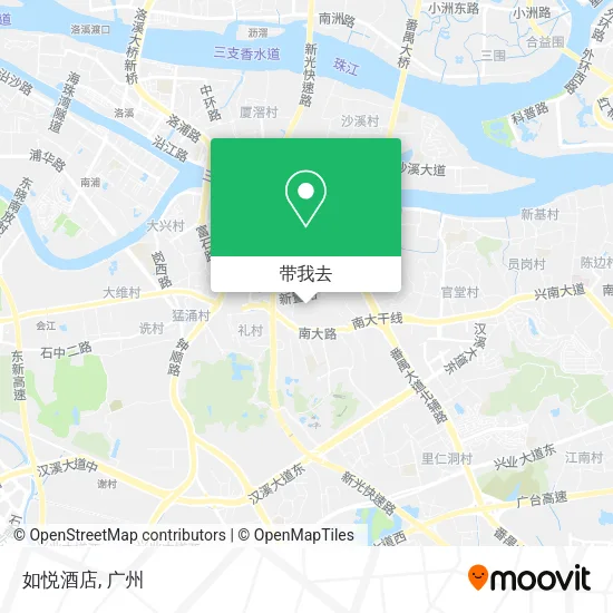 如悦酒店地图