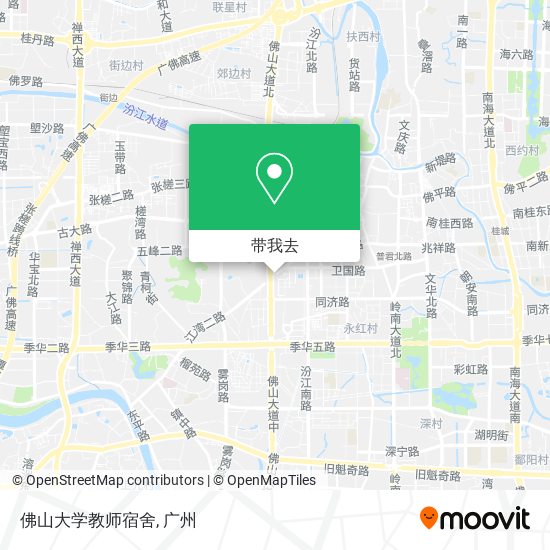 佛山大学教师宿舍地图