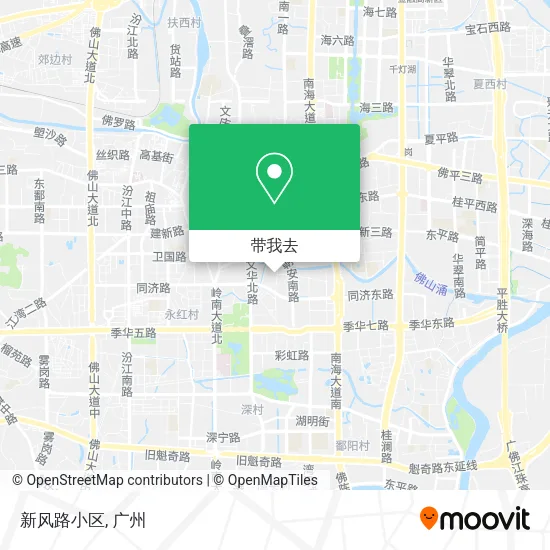 新风路小区地图