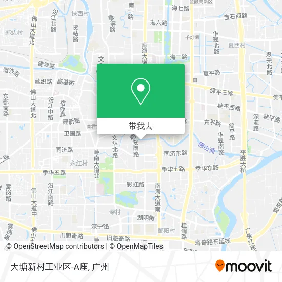 大塘新村工业区-A座地图