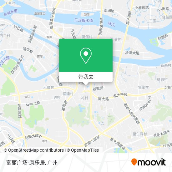 富丽广场-康乐居地图