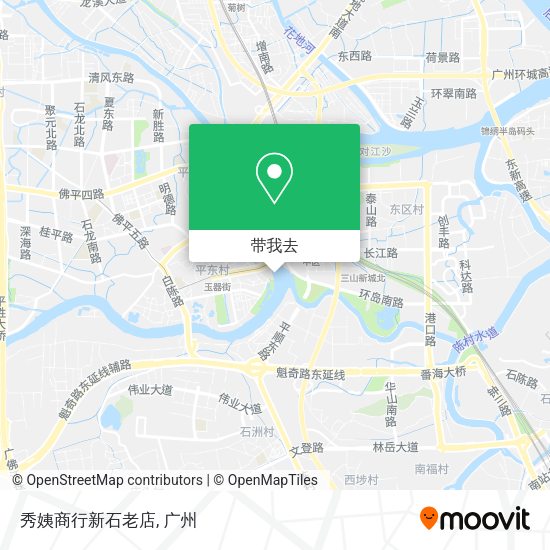 秀姨商行新石老店地图