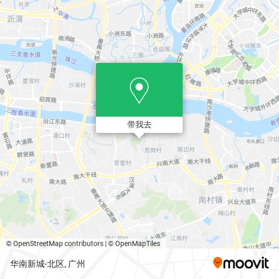 华南新城-北区地图