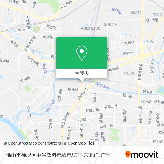 佛山市禅城区中兴塑料电线电缆厂-东北门地图