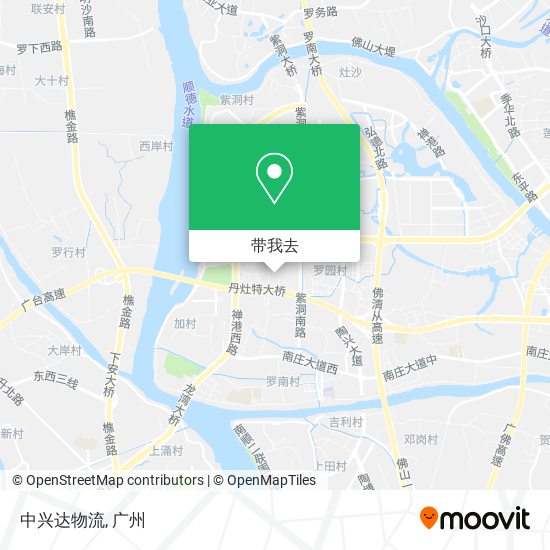 中兴达物流地图