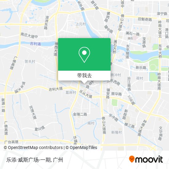 乐添·威斯广场-一期地图