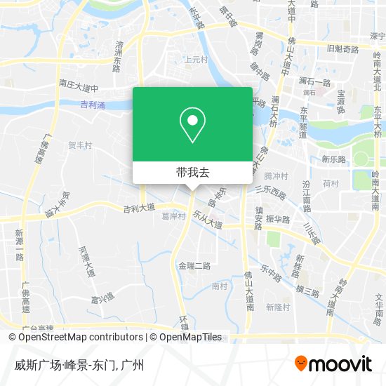 威斯广场·峰景-东门地图