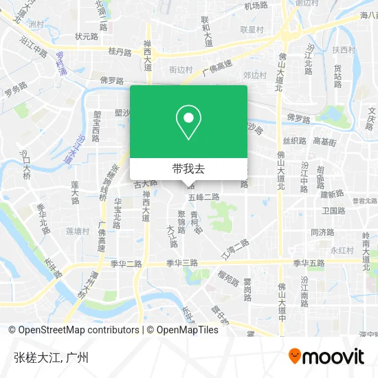 张槎大江地图