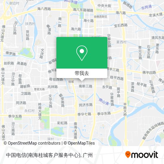 中国电信(南海桂城客户服务中心)地图