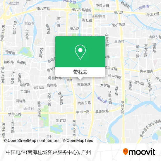 中国电信(南海桂城客户服务中心)地图