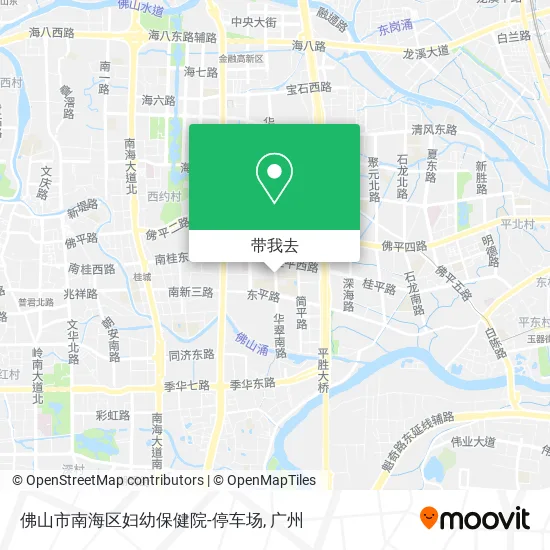 佛山市南海区妇幼保健院-停车场地图
