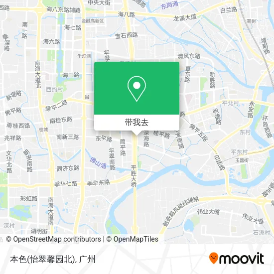 本色(怡翠馨园北)地图