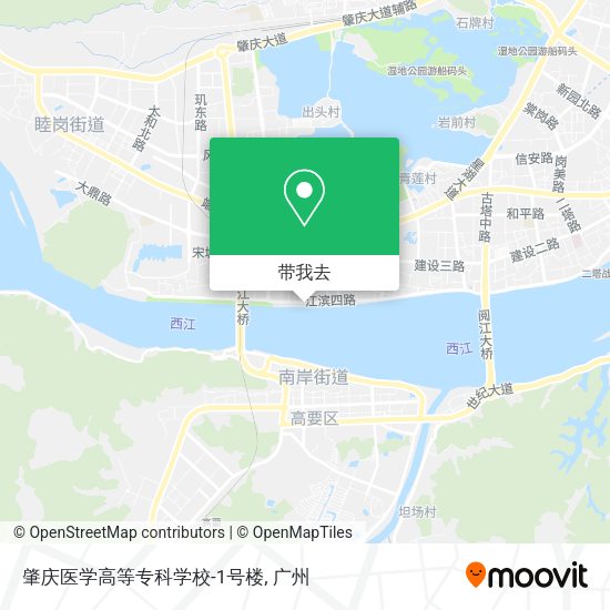 肇庆医学高等专科学校-1号楼地图