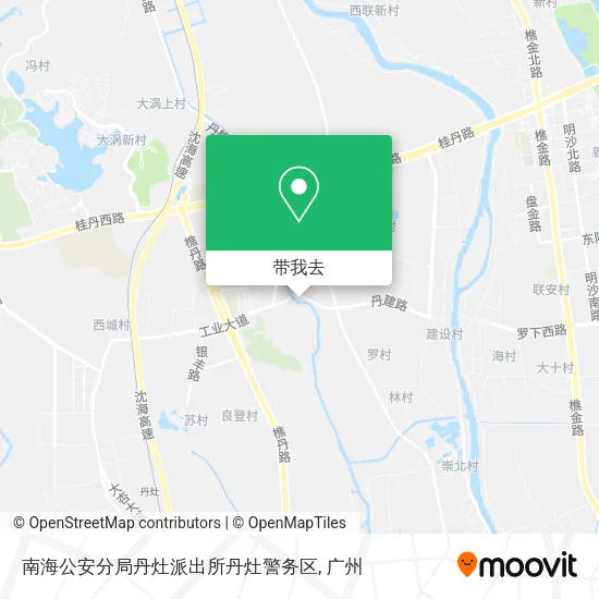 南海公安分局丹灶派出所丹灶警务区地图