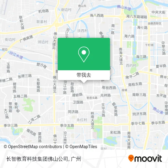 长智教育科技集团佛山公司地图
