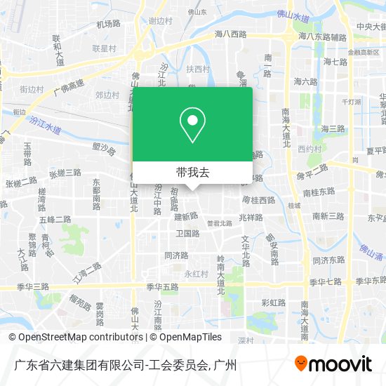 广东省六建集团有限公司-工会委员会地图