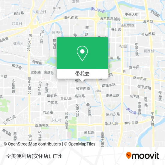 全美便利店(安怀店)地图