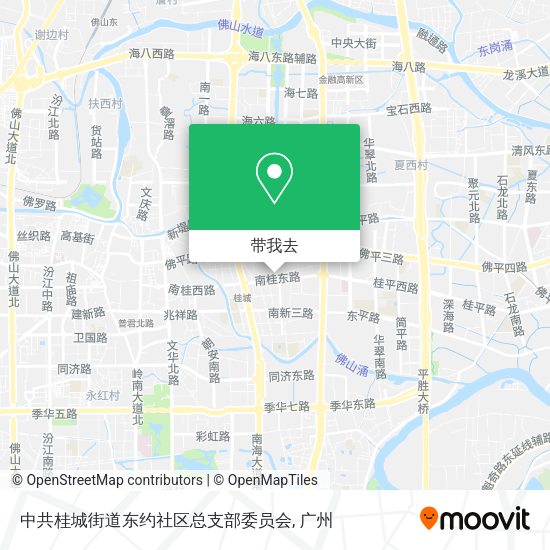 中共桂城街道东约社区总支部委员会地图
