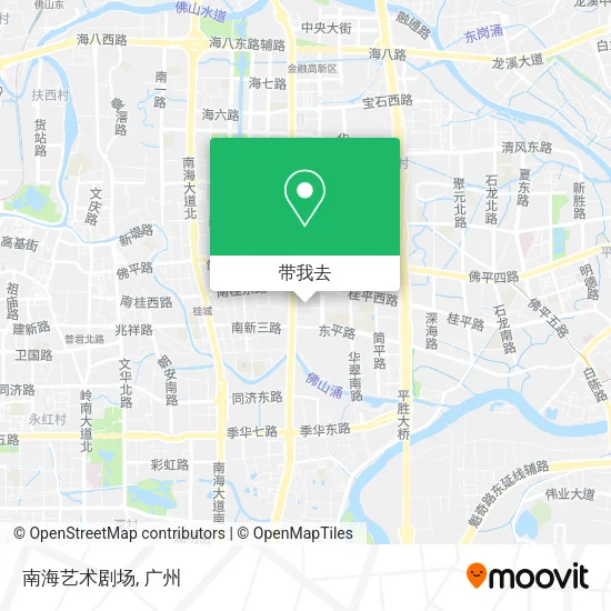 南海艺术剧场地图
