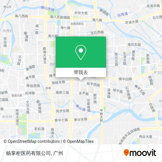 杨掌柜医药有限公司地图