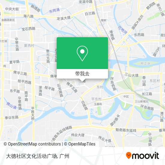 大德社区文化活动广场地图