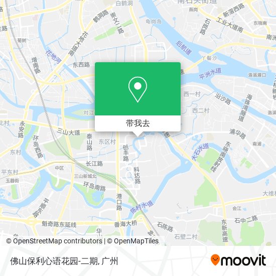 佛山保利心语花园-二期地图