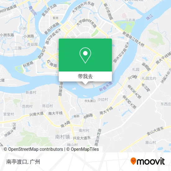 南亭渡口地图