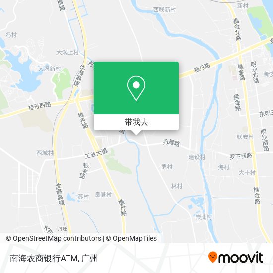 南海农商银行ATM地图