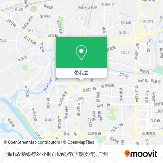 佛山农商银行24小时自助银行(下朗支行)地图