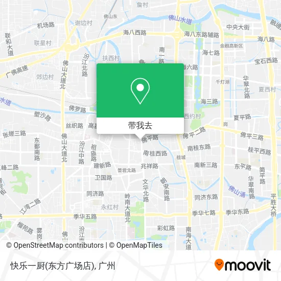 快乐一厨(东方广场店)地图