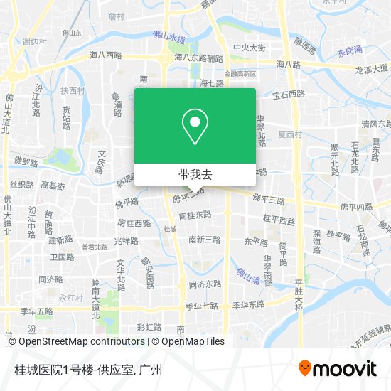 桂城医院1号楼-供应室地图