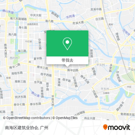南海区建筑业协会地图