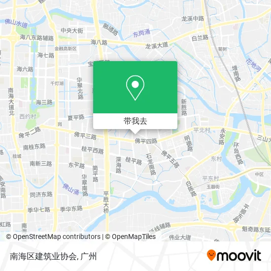 南海区建筑业协会地图