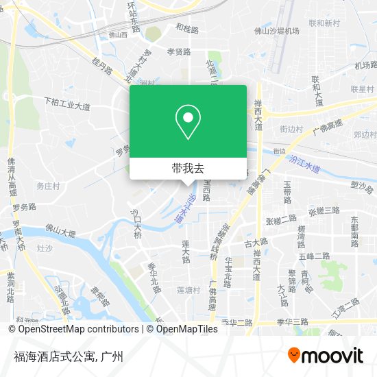 福海酒店式公寓地图