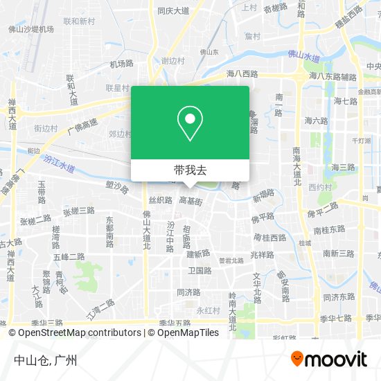 中山仓地图