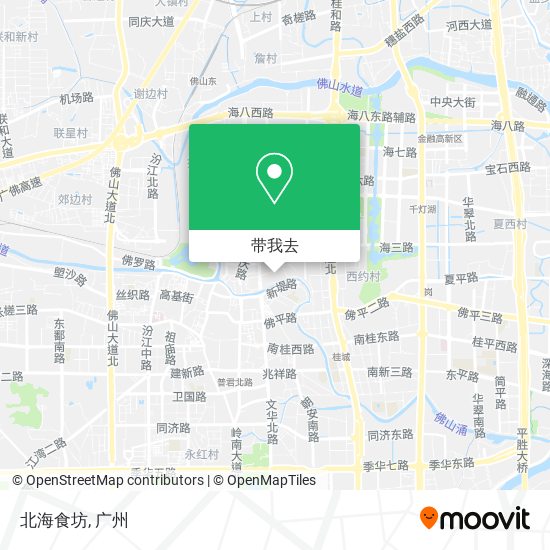北海食坊地图