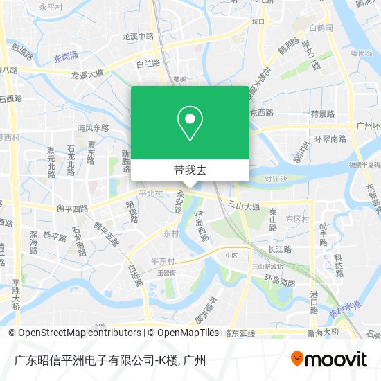 广东昭信平洲电子有限公司-K楼地图