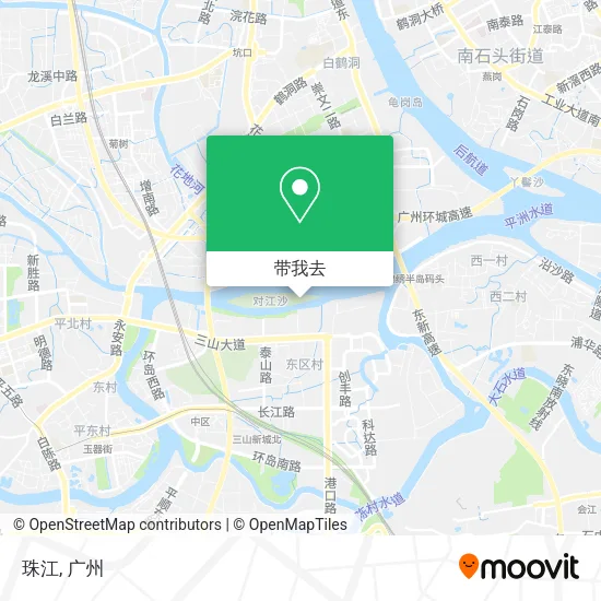 珠江地图
