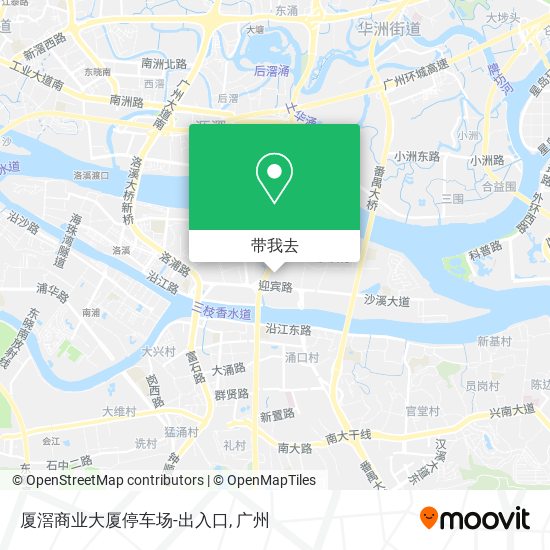 厦滘商业大厦停车场-出入口地图
