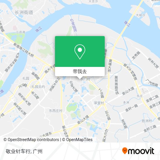 敬业针车行地图
