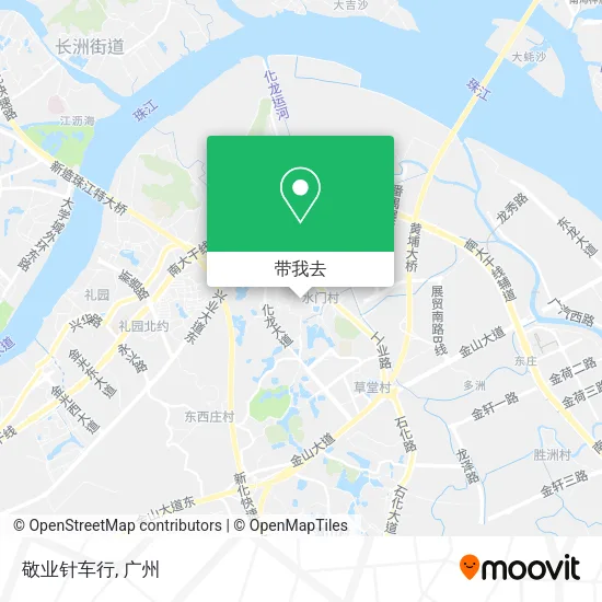 敬业针车行地图